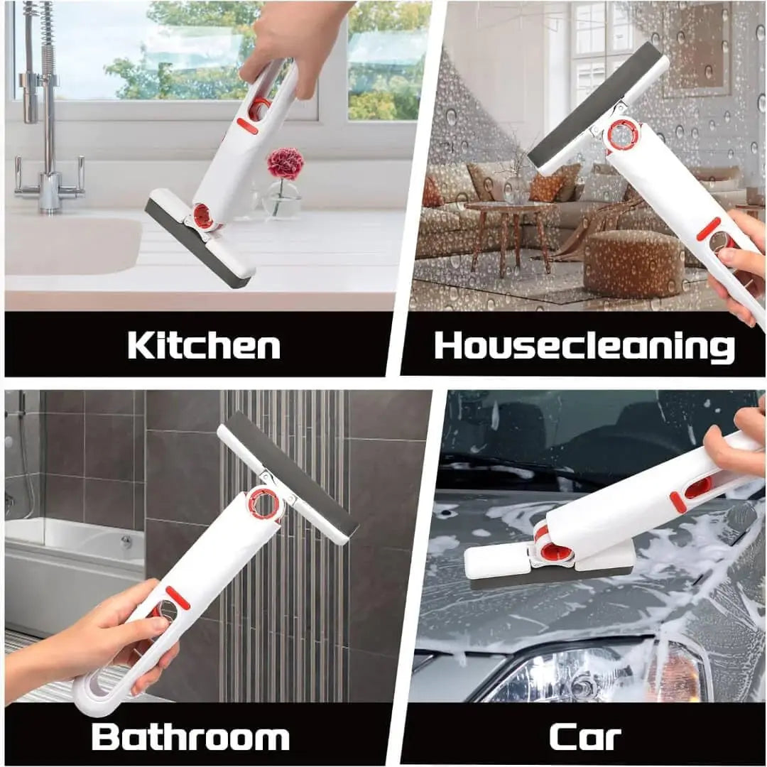 Raaziq Mall® SqueezePro Mini Folding Mop with Self-Squeezing Sponge