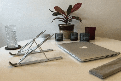 Raaziq Mall® Ergonomic Laptop Stand for Students & Freelancers